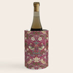 William Morris Strawberry Thief Plum Wine Wine Chiller Gallery Image 1