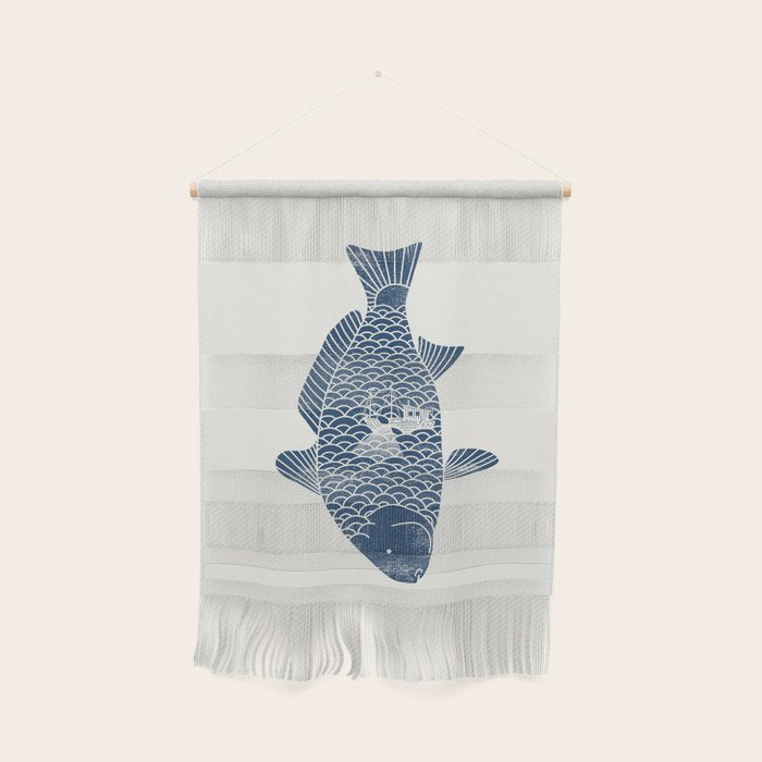 Fishing in a fish 2 Wall Hanging Gallery Image 1