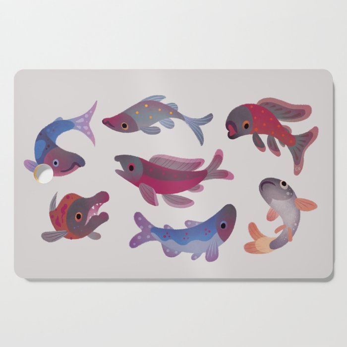 Salmon Cutting Board Gallery Image 1