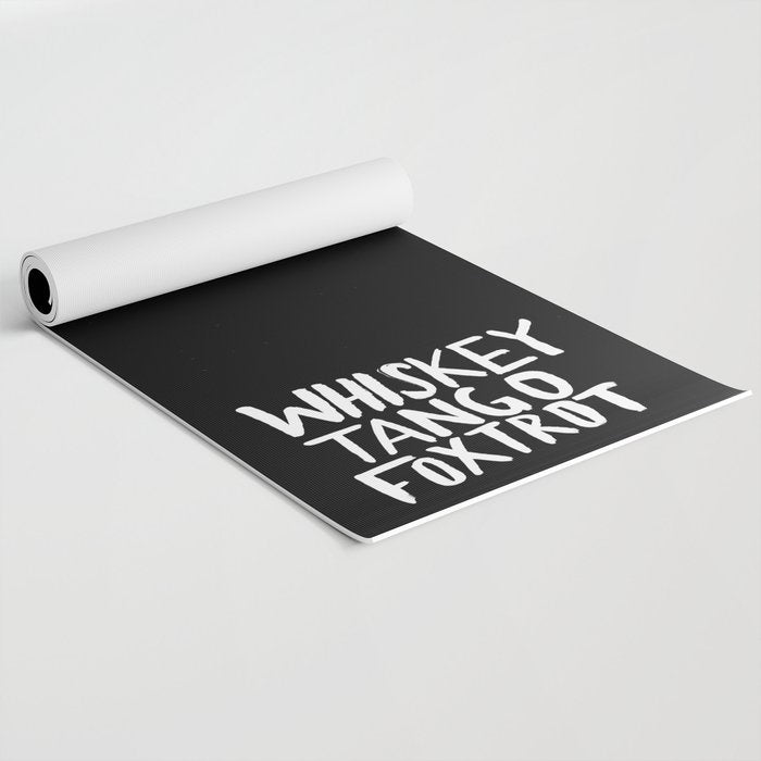 Whiskey Tango Foxtrot x WTF Yoga Mat Gallery Image 2