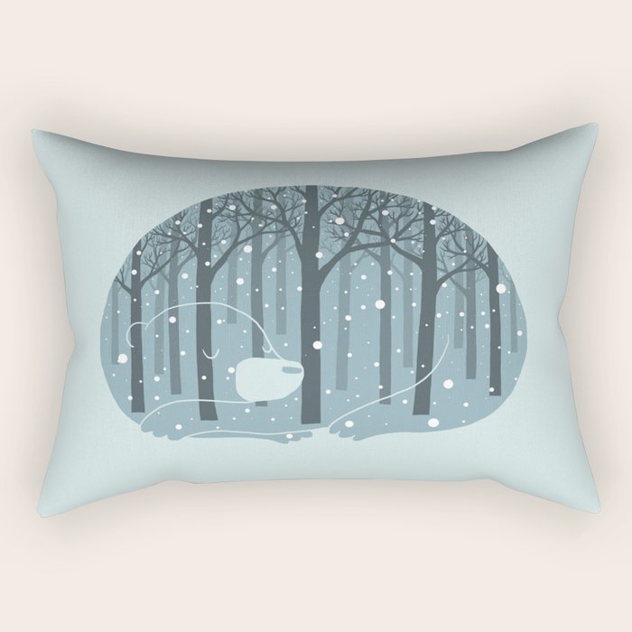 Hibearnation Rectangular Pillow Gallery Image 1