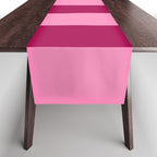 Cherrry red and pink stripes Table Runner Gallery Image 1