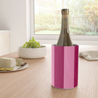 Cherrry red and pink stripes Wine Chiller Gallery Image 4
