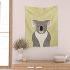 FAUNA / Koala Bear Wall Tapestry Gallery Image 2