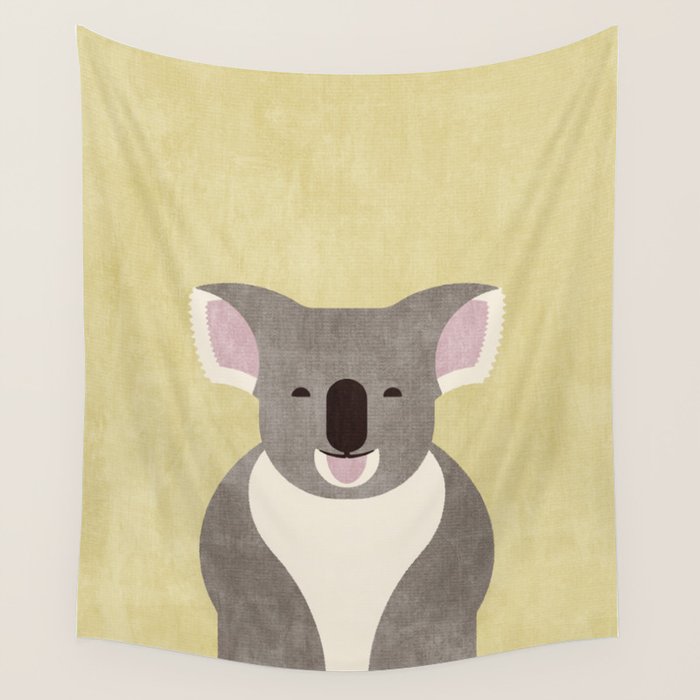 FAUNA / Koala Bear Wall Tapestry Gallery Image 1
