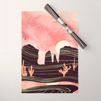 Rose Desert Wrapping Paper Gallery Image 1
