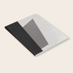 Geometric black and gray minimalist Notebook Gallery Image 2