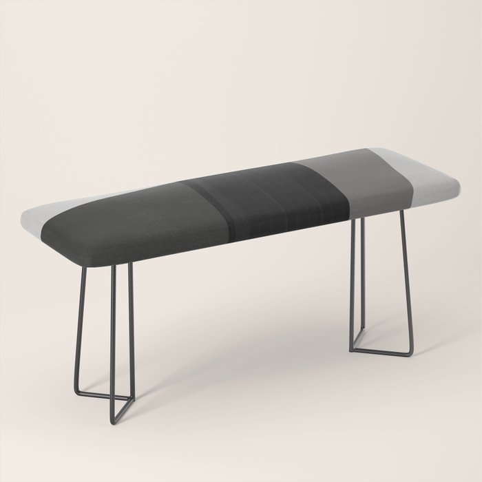 Geometric black and gray minimalist Bench Gallery Image 1