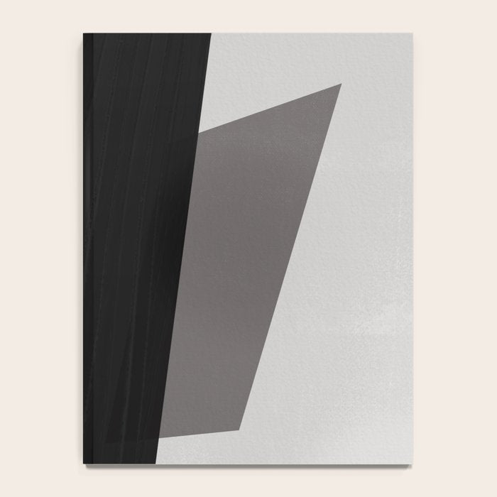 Geometric black and gray minimalist Notebook Gallery Image 4
