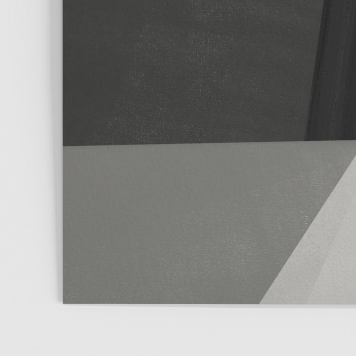 Geometric black and gray minimalist Poster Gallery Image 3
