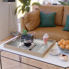Geometric black and gray minimalist Serving Tray Gallery Image 2