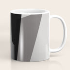 Geometric black and gray minimalist Coffee Mug Gallery Image 1