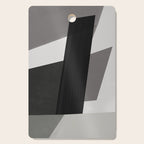 Geometric black and gray minimalist Cutting Board Gallery Image 1