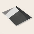 Geometric black and gray minimalist Notebook Gallery Image 3