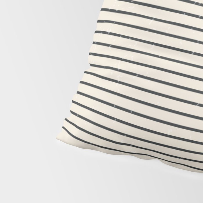 Yellow Lemon Square Stripes Mid Century Modern Minimalist Rothko Inspired Colourfield Stripes Pillow Sham Gallery Image 4