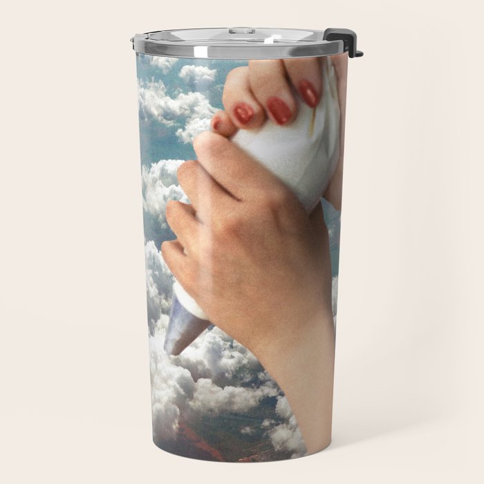 Piping Clouds - Whipped Cream Travel Mug Gallery Image 2