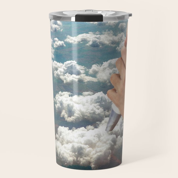 Piping Clouds - Whipped Cream Travel Mug Gallery Image 1