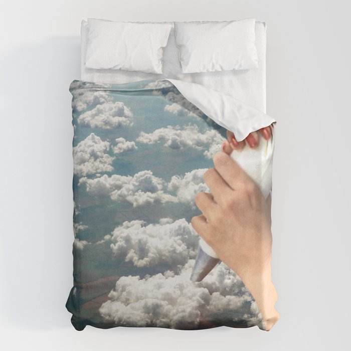 Piping Clouds - Whipped Cream Duvet Cover Gallery Image 6