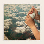 Piping Clouds - Whipped Cream Wood Wall Art Gallery Image 1