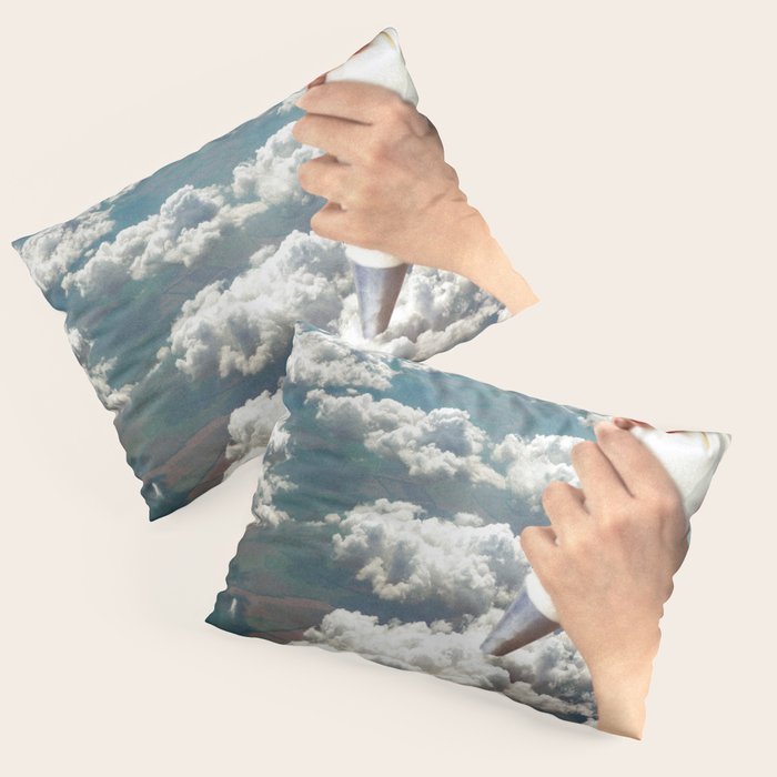 Piping Clouds - Whipped Cream Pillow Sham Gallery Image 3