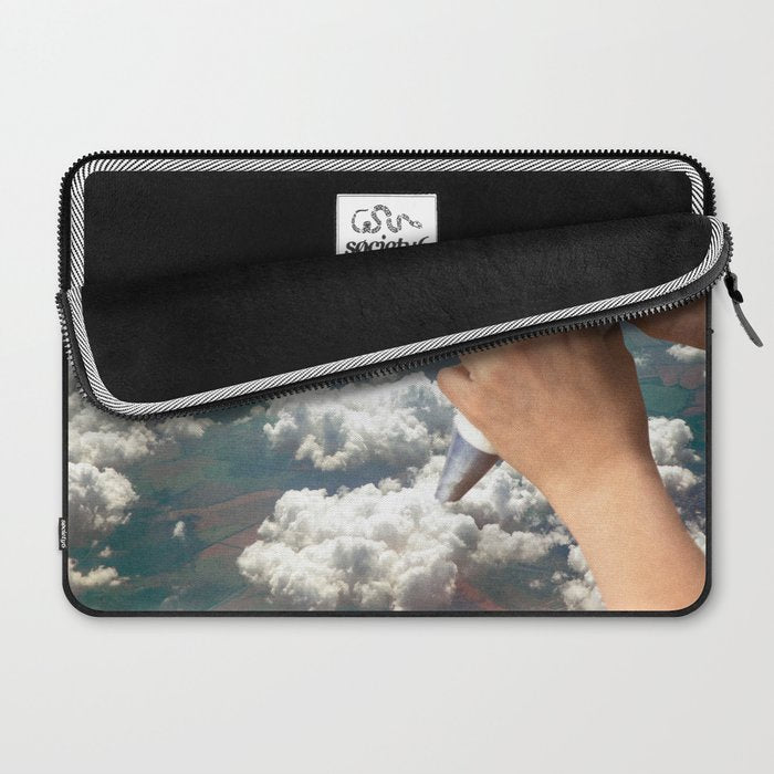 Piping Clouds - Whipped Cream Laptop Sleeve Gallery Image 2