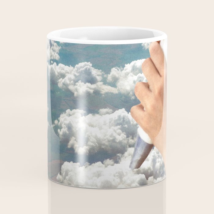 Piping Clouds - Whipped Cream Coffee Mug Gallery Image 4