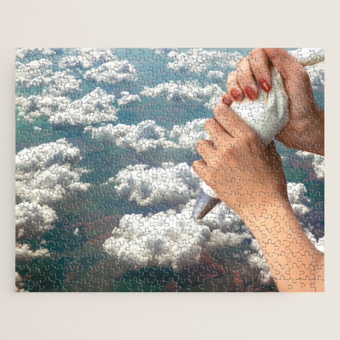 Piping Clouds - Whipped Cream Jigsaw Puzzle Gallery Image 1