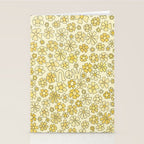 be here now flower power // retro surf art by surfy birdy Stationery Card Gallery Image 2