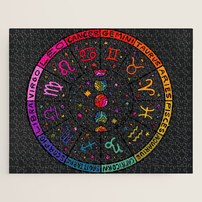 Zodiac Wheel Jigsaw Puzzle Gallery Image 1