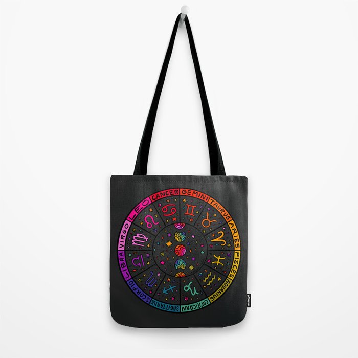 Zodiac Wheel Tote Bag Gallery Image 2