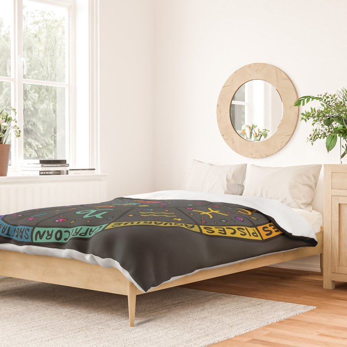 Zodiac Wheel Duvet Cover Gallery Image 2