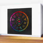 Zodiac Wheel Wall Mural Gallery Image 2