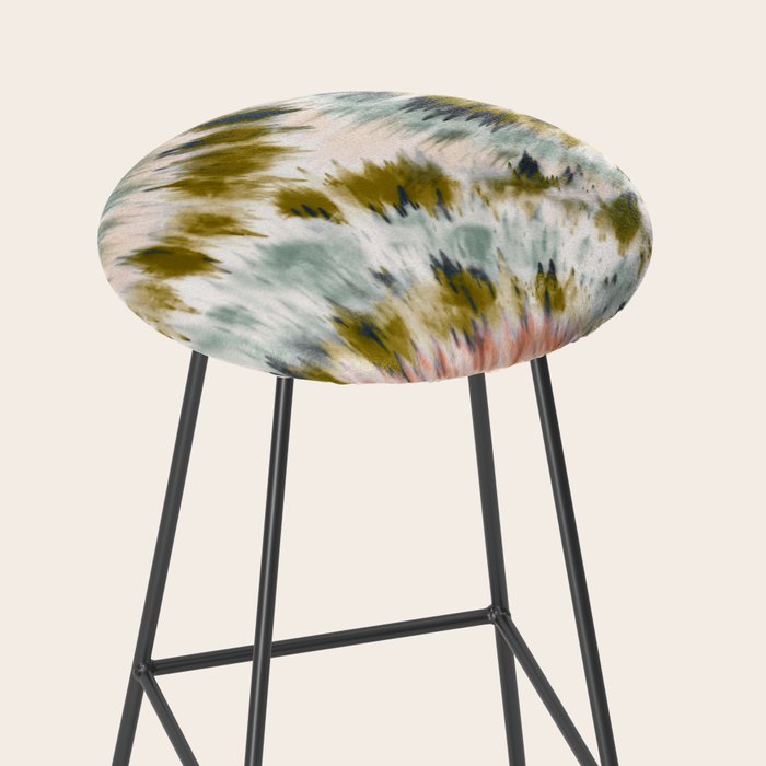 Mosaic tie dye 45B Stool Gallery Image 2