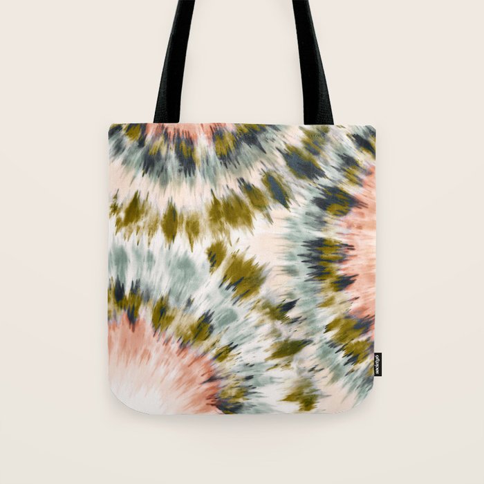 Mosaic tie dye 45B Tote Bag Gallery Image 1
