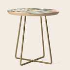Mosaic tie dye 45B Side Table Gallery Image 1