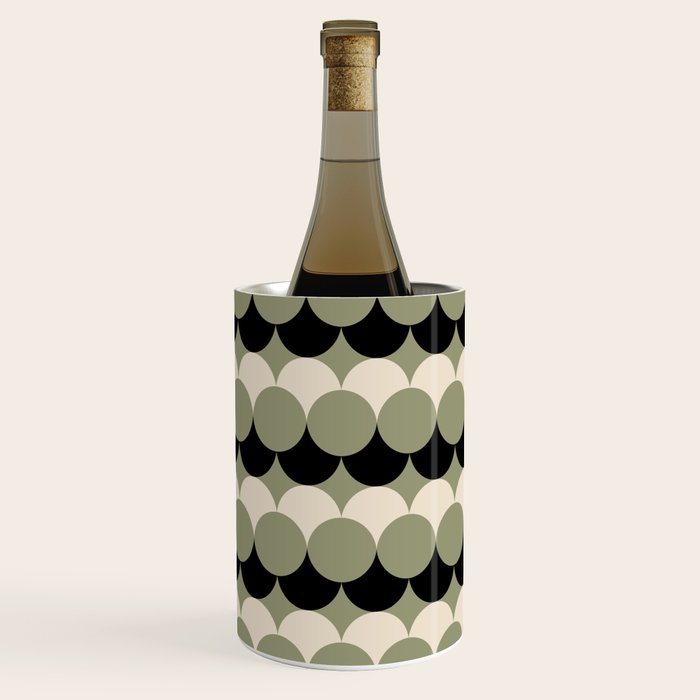 Retro Circular Pattern XXIV Wine Chiller Gallery Image 3