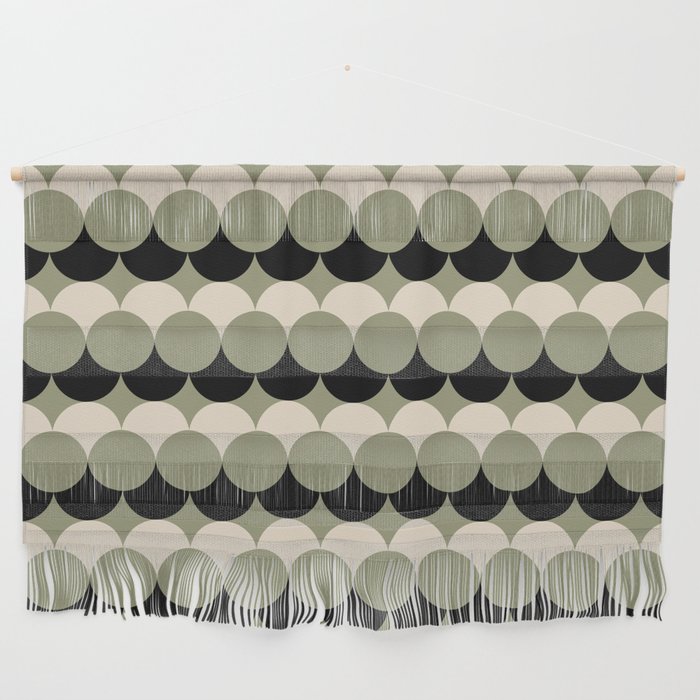 Retro Circular Pattern XXIV Wall Hanging Gallery Image 1