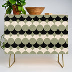 Retro Circular Pattern XXIV Credenza Gallery Image 1