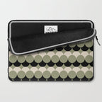 Retro Circular Pattern XXIV Laptop Sleeve Gallery Image 2