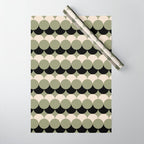 Retro Circular Pattern XXIV Wrapping Paper Gallery Image 1