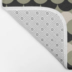 Retro Circular Pattern XXIV Bath Mat Gallery Image 2