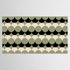 Retro Circular Pattern XXIV Tablecloth Gallery Image 2