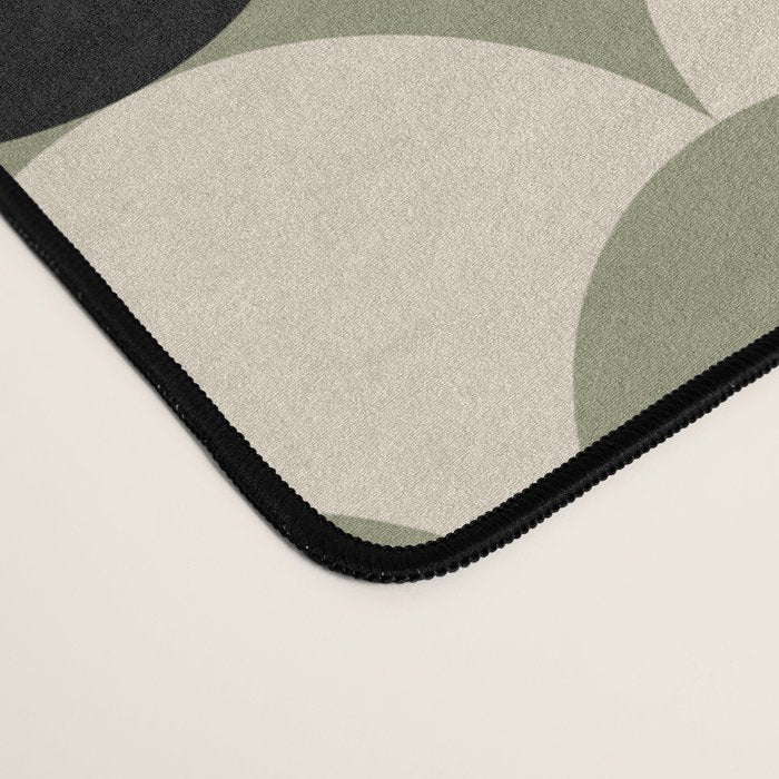 Retro Circular Pattern XXIV Desk Mat Gallery Image 4