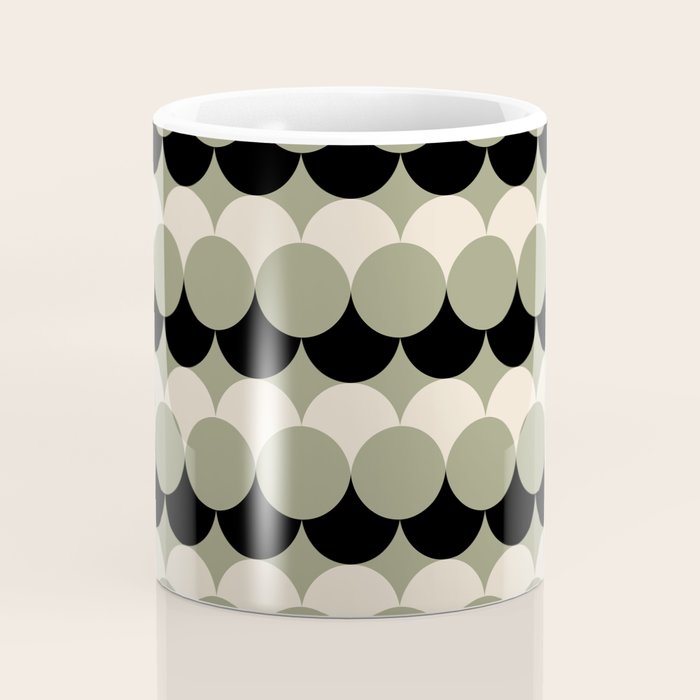 Retro Circular Pattern XXIV Coffee Mug Gallery Image 4