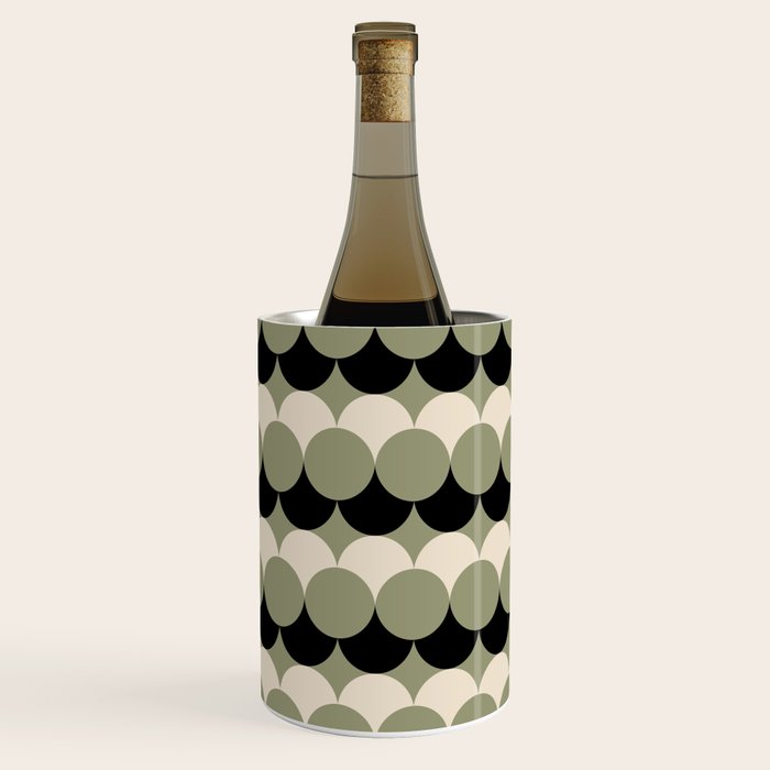 Retro Circular Pattern XXIV Wine Chiller Gallery Image 2