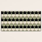 Retro Circular Pattern XXIV Desk Mat Gallery Image 3