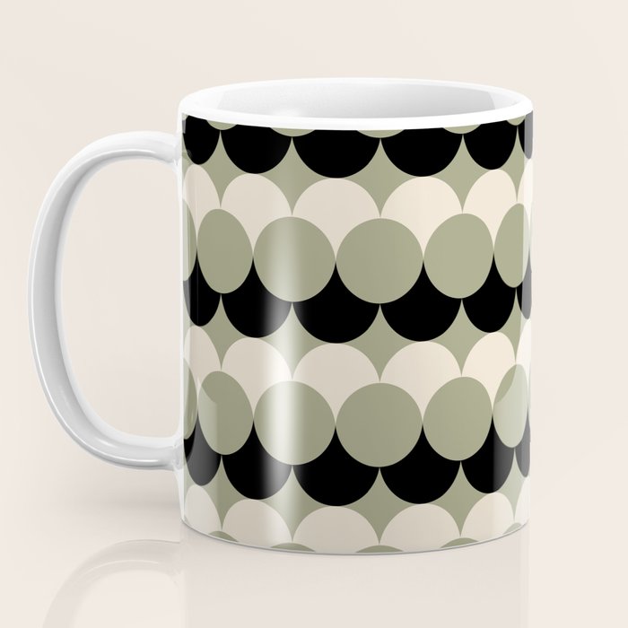 Retro Circular Pattern XXIV Coffee Mug Gallery Image 3
