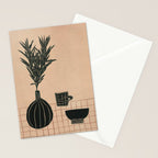 Still Life with a Vase, Bowl, and a Cup of Tea Stationery Card Gallery Image 2