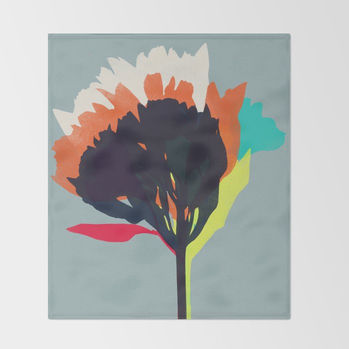 alstroemeria 17 Throw Blanket Gallery Image 2