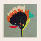 alstroemeria 17 Wood Wall Art Gallery Image 1